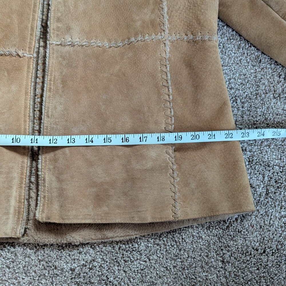 Suede Leather Guess Coat - Picture 8 of 9